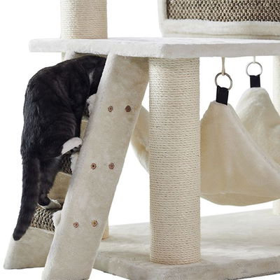 Kratzbaum 'Juan', creme, ca. 166 x 80 x 50 cm Kratzbaum 'Juan', creme, ca. 166 x 80 x 50 cm