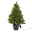 Künstlicher Weihnachtsbaum im Topf, 100 LEDs, Höhe ca. 90 x Ø 60 cm
