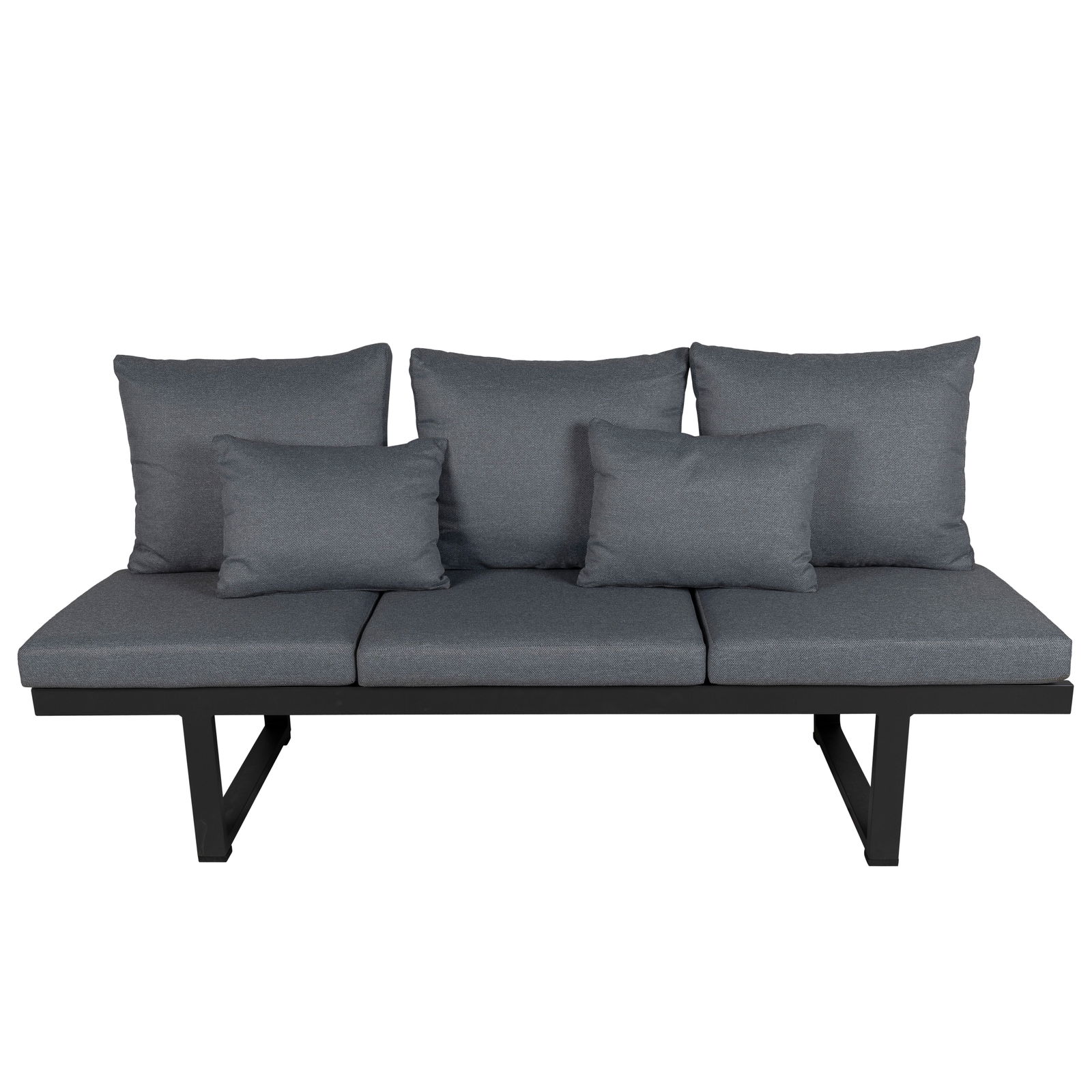 Kölle Liegesofa 'Madeira' inkl. Auflagen, grau