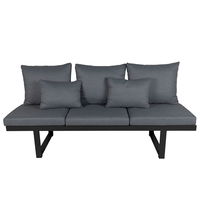 Kölle Liegesofa 'Madeira' inkl. Auflagen, grau