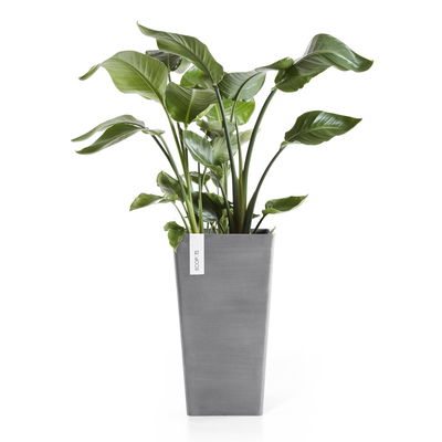 Ecopots Pflanzgefäß 'Rotterdam MidHigh', grau, ca. Ø 31 x H 56 cm Ecopots Pflanzgefäß 'Rotterdam MidHigh', grau, ca. Ø 31 x H 56 cm
