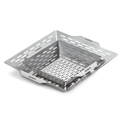 Enders Grillkorb L, grau, Edelstahl, ca. 35 x 30 x 6,5 cm