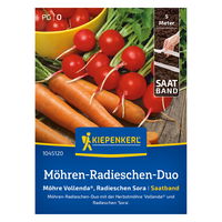 Kiepenkerl Saatband Möhren-Radieschen-Duo 'Vollenda®' & 'Sora®'