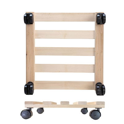 Pflanzenroller Paletti Buche, mit 4 Doppelrollen in schwarz, ca. 35x35 cm Pflanzenroller Paletti Buche, mit 4 Doppelrollen in schwarz, ca. 35x35 cm