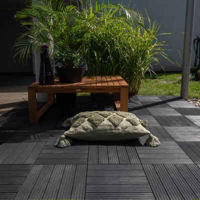 6er-Set Trittplatten 'Cosmopolitan', graphit, 30 x 30 x H 1,5 cm 6er-Set Trittplatten 'Cosmopolitan', graphit, 30 x 30 x H 1,5 cm