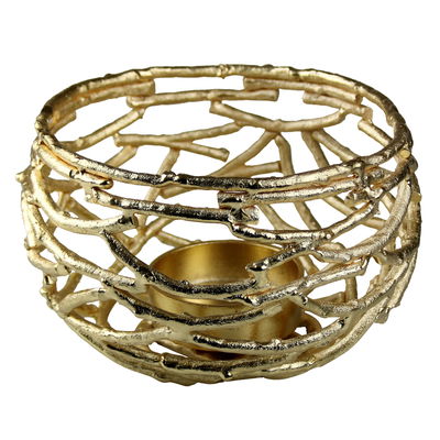 Schale, gold, Aluminium Schale, gold, Aluminium