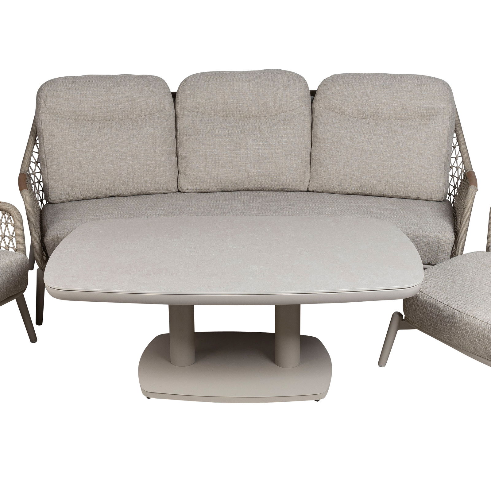 Kölle Lifttisch 'Maui', creme, ca. 135 x 83 x H 51-72 cm Kölle Lifttisch 'Maui', creme, ca. 135 x 83 x H 51-72 cm