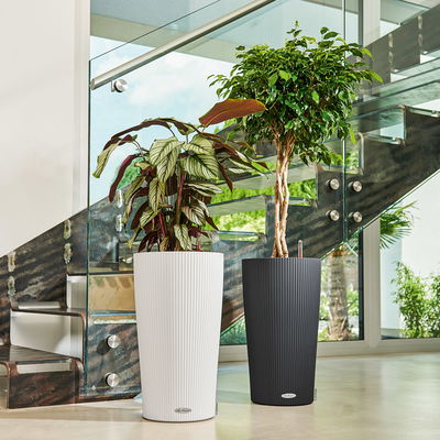 Lechuza 'Cilindro Color 32', schiefergrau, ca. Ø 32 x H 56 cm