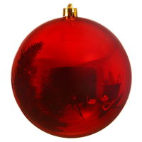 Christbaumkugel, weihnachtsrot, ca. Ø 25 cm