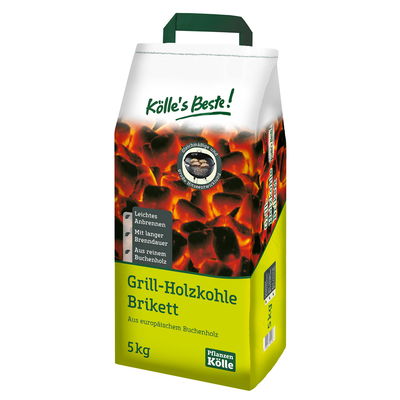 Kölles Beste Holzkohlebriketts, 100% Buchenholz Kölles Beste Holzkohlebriketts, 100% Buchenholz