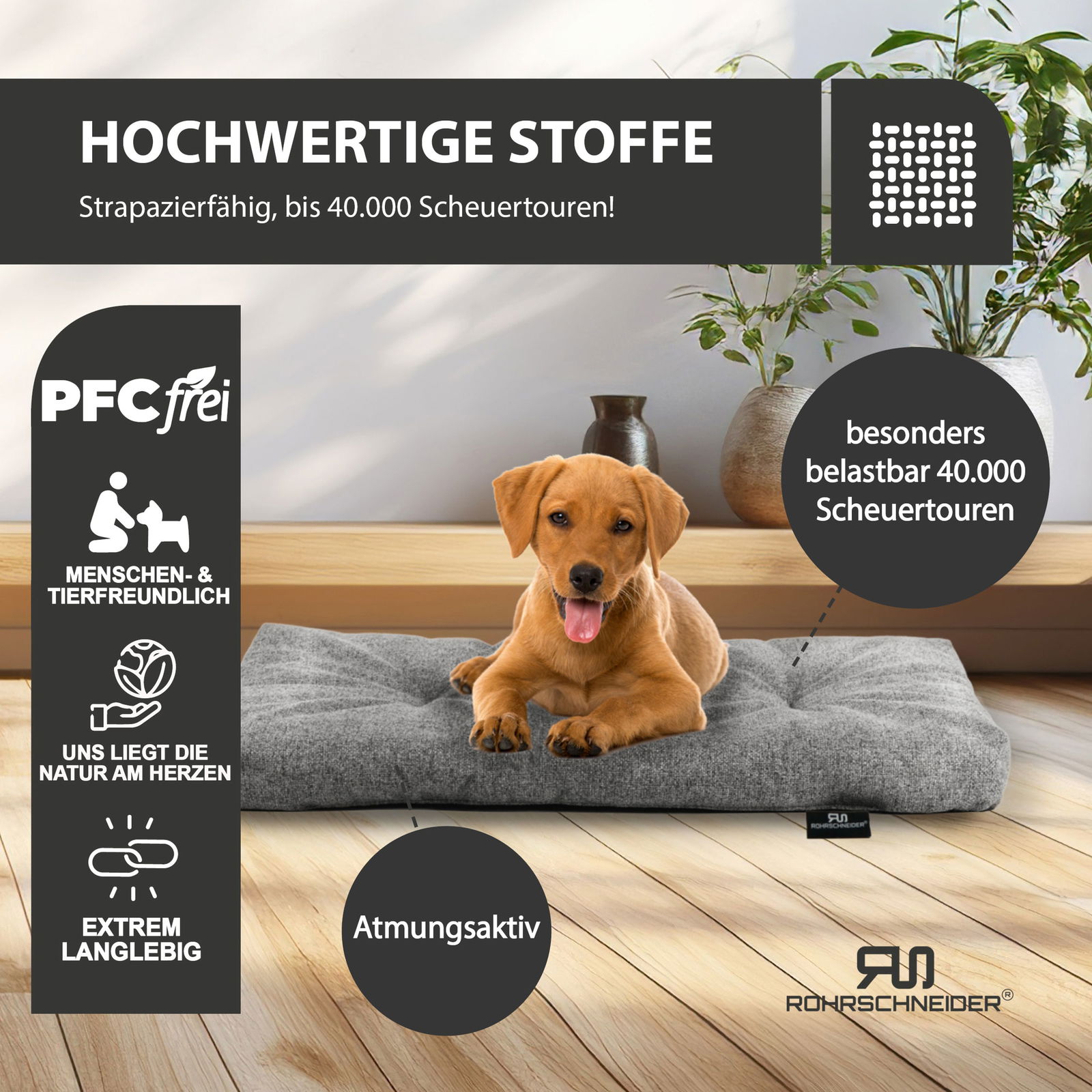 Silvio Design Tierkissen 'Ennie', grau, Größe 2, ca. 50 x 80 cm Silvio Design Tierkissen 'Ennie', grau, Größe 2, ca. 50 x 80 cm