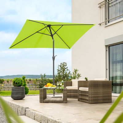 Mittelstockschirm 'Bilbao', ca. 210 x 130 cm Mittelstockschirm 'Bilbao', ca. 210 x 130 cm