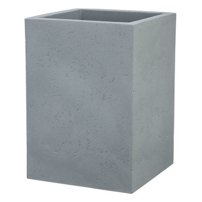Scheurich Pflanzgefäß 'C-Cube High', Stony Grey, ca. 38 x 38 x H 54 cm