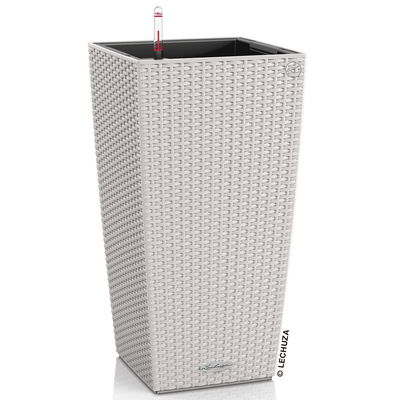 Lechuza 'Cubico Cottage 30', lichtgrau, ca. 30 x 30 x H 56 cm