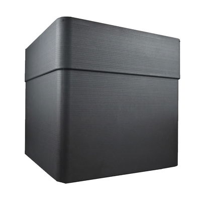 Eda Pflanzgefäß 'Carel', anthrazit, ca. 40 x 40 x H 40 cm