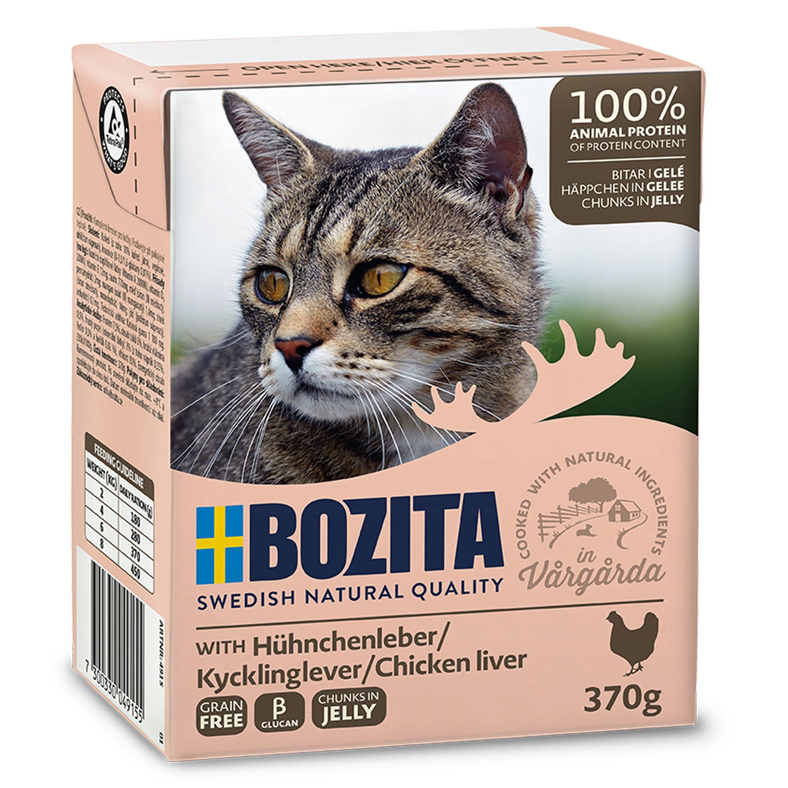 Bozita Katzenfutter, Hähnchenleber, 370 g