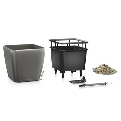 Lechuza 'Quadro LS 21', anthrazit, ca. 21 x 21 x H 20 cm