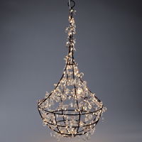 LED-Korb zum Hängen, ca. Ø 20 cm