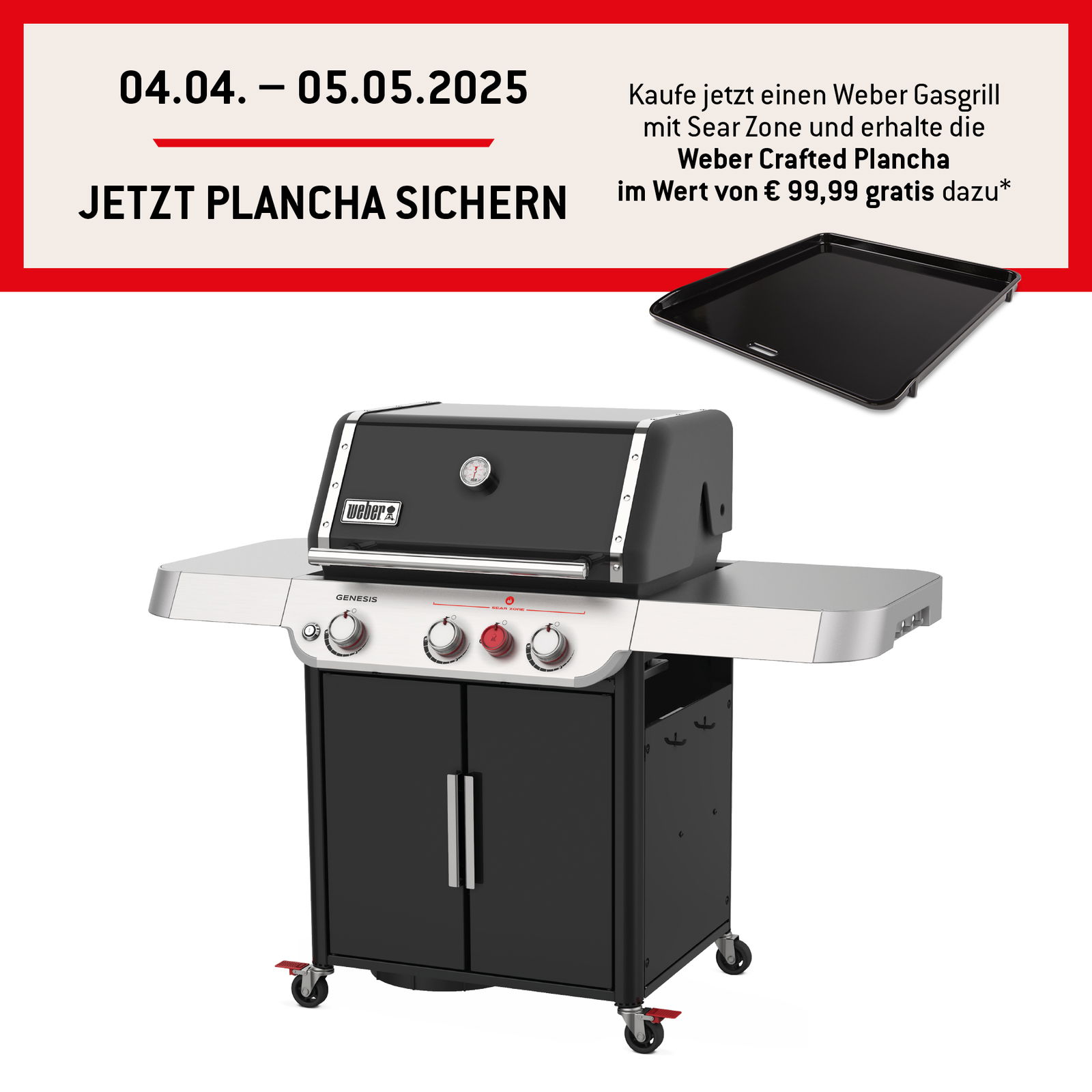 Weber Gasgrill 'Genesis E-325s', schwarz