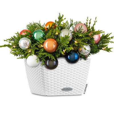 Lechuza 'Bacino Cottage', weiß, ca. 30 x 30 x H 18 cm