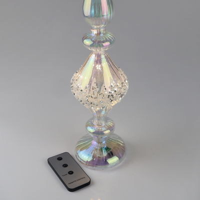 LED Zapfen 'Glimmer', weiß/gold, 20 LEDs, Höhe ca. 49 cm LED Zapfen 'Glimmer', weiß/gold, 20 LEDs, Höhe ca. 49 cm