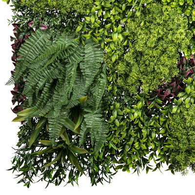 Künstliche Premium Blättermatte mit Farn & Moos, ca. 100 x 100 cm Künstliche Premium Blättermatte mit Farn & Moos, ca. 100 x 100 cm