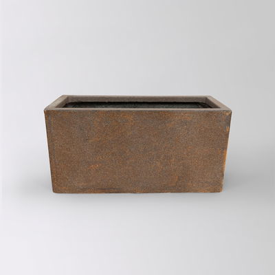 Kölles Beste Pflanzgefäß 'Rectangulae', rost, 4-teilig