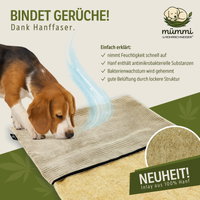 Mümmi by Rohrschneider Hundematte Cord, beige, ca. 44 x 50 x 2 cm Mümmi by Rohrschneider Hundematte Cord, beige, ca. 44 x 50 x 2 cm