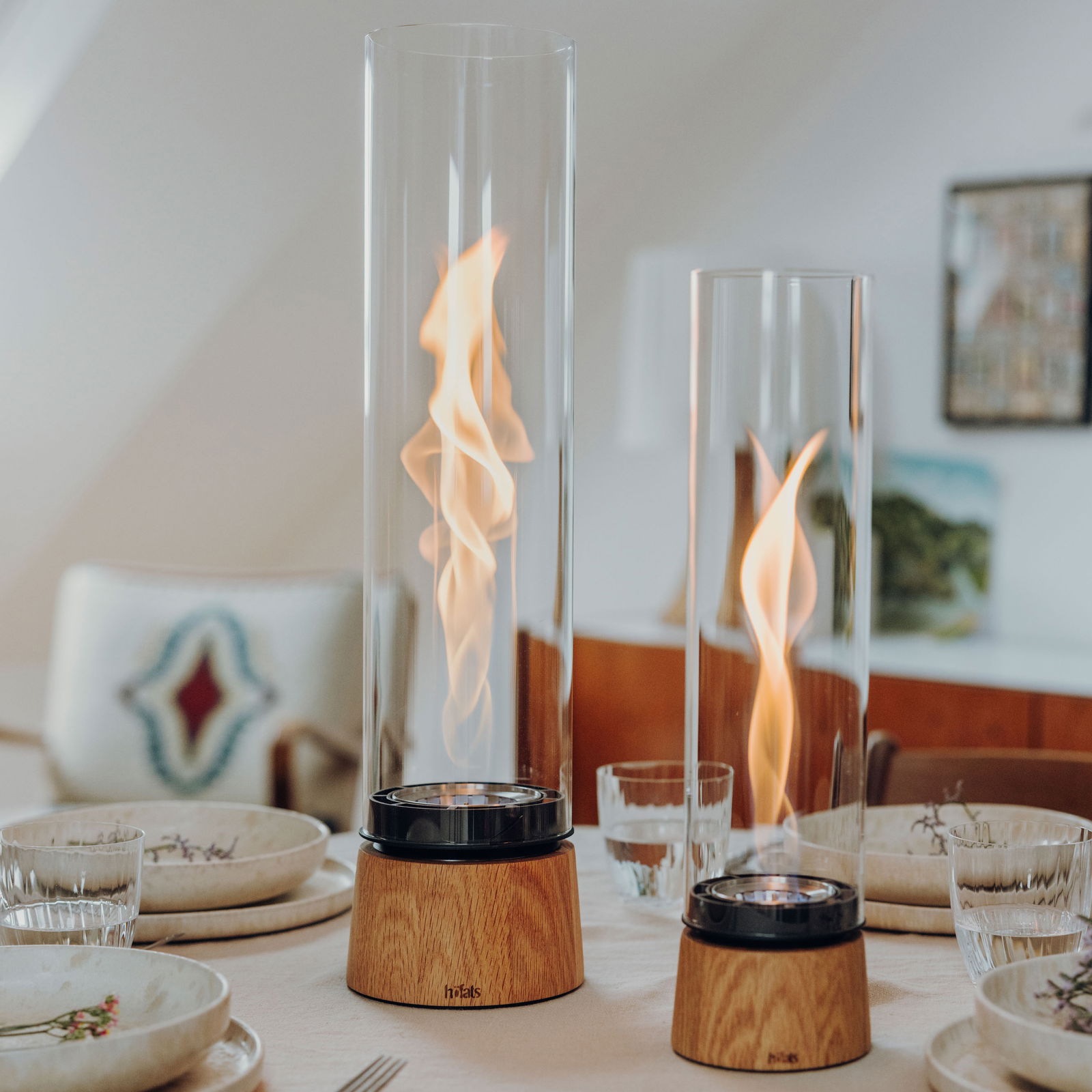 Höfats Tischfeuer Spin Air 900, Eiche