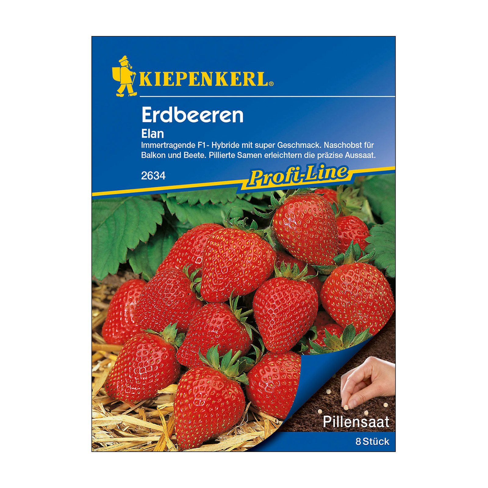 Pillensaat, Erdbeeren 'Elan', rot
