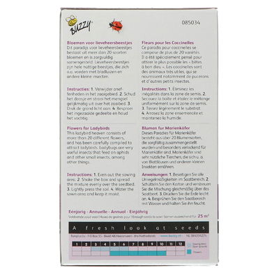 Saatgut 'Blumenmischung Marienkäfer' für 25qm Saatgut 'Blumenmischung Marienkäfer' für 25qm