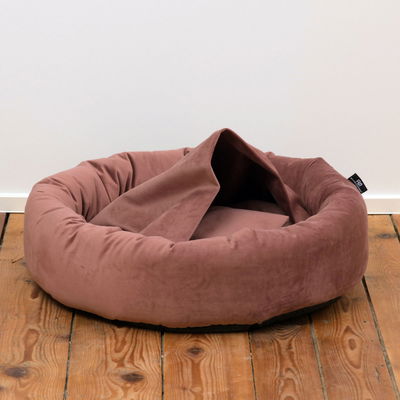 Kuschelinsel 'Lajos L', rosé, Ø 90 cm Kuschelinsel 'Lajos L', rosé, Ø 90 cm
