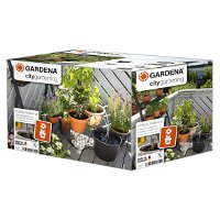 Gardena Urlaubsbewässerung City-Gardening, bis zu 36 Töpfe, Transformator, Zeitschaltuhr