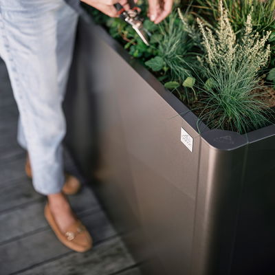 Biohort Pflanzbeet 'Belvedere' dunkelgrau-metallic, Gr. 200