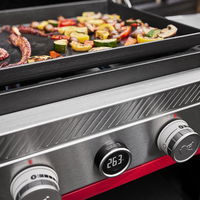 Weber Griddle, Premium-Plancha 76 cm, schwarz