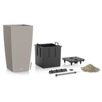Lechuza 'Cubico Cottage 40', sandbraun, 40 x 40 x H 75 cm