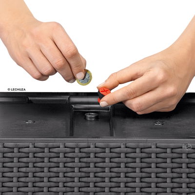 Lechuza 'Trio Cottage 40', mokka, ca. 130 x 42 x H 44 cm