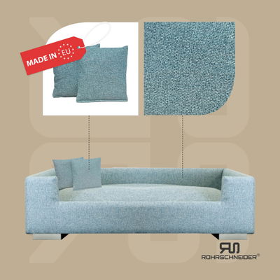 Silvio Design Hundesofa 'Kalle', türkis, ca. 57 x 90 cm