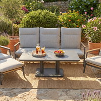 Kölle Lifttisch 'Bali-Malibu', anthrazit, ca. 140 x 80 x H 51-72 cm