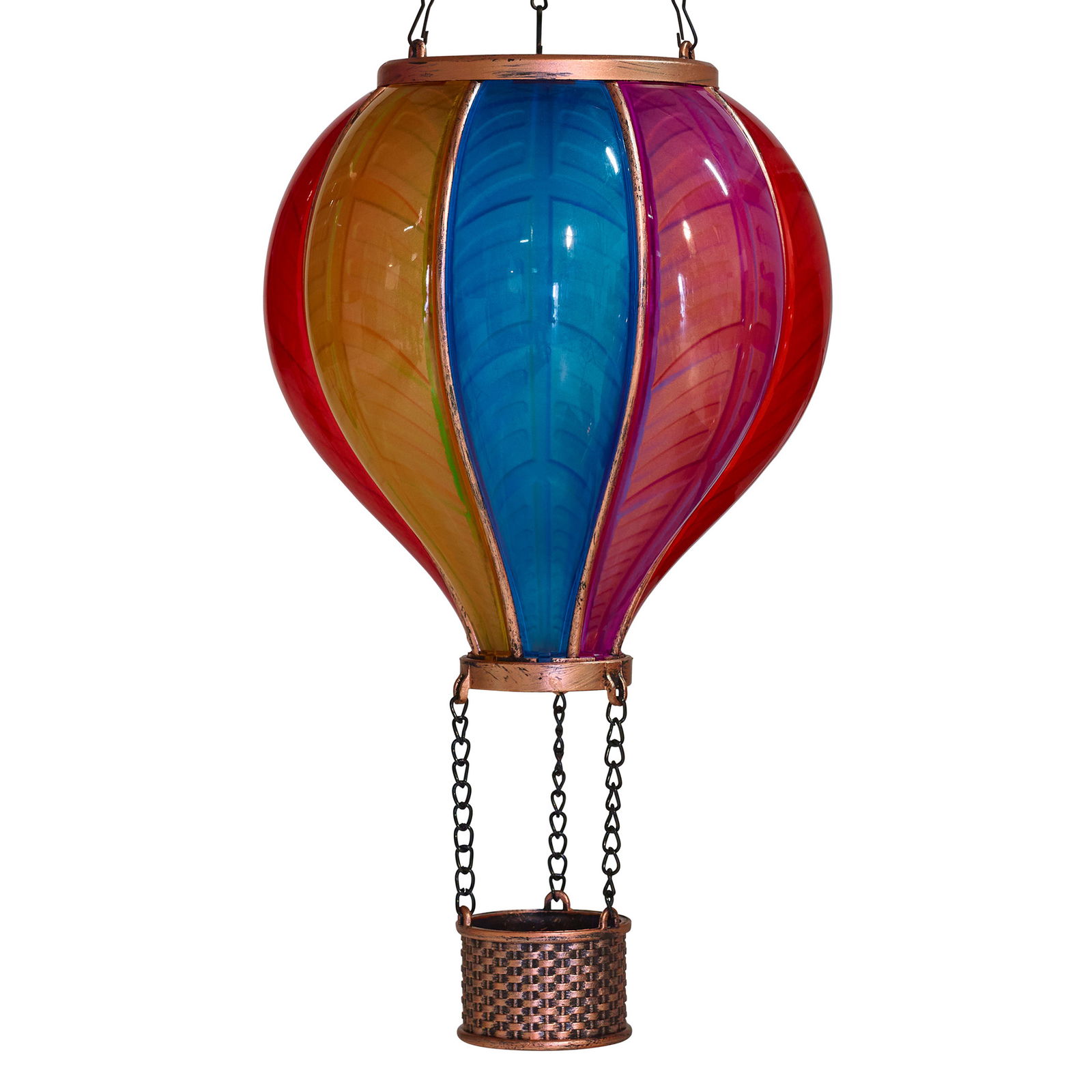 Solarlaterne 'Regenbogen XXL', bunt, ca. Ø29 x H80 cm