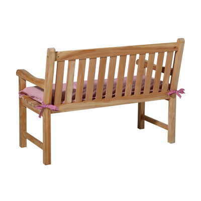 Bankauflage 'Panama', zartrosa, ca. 120 x 48 cm