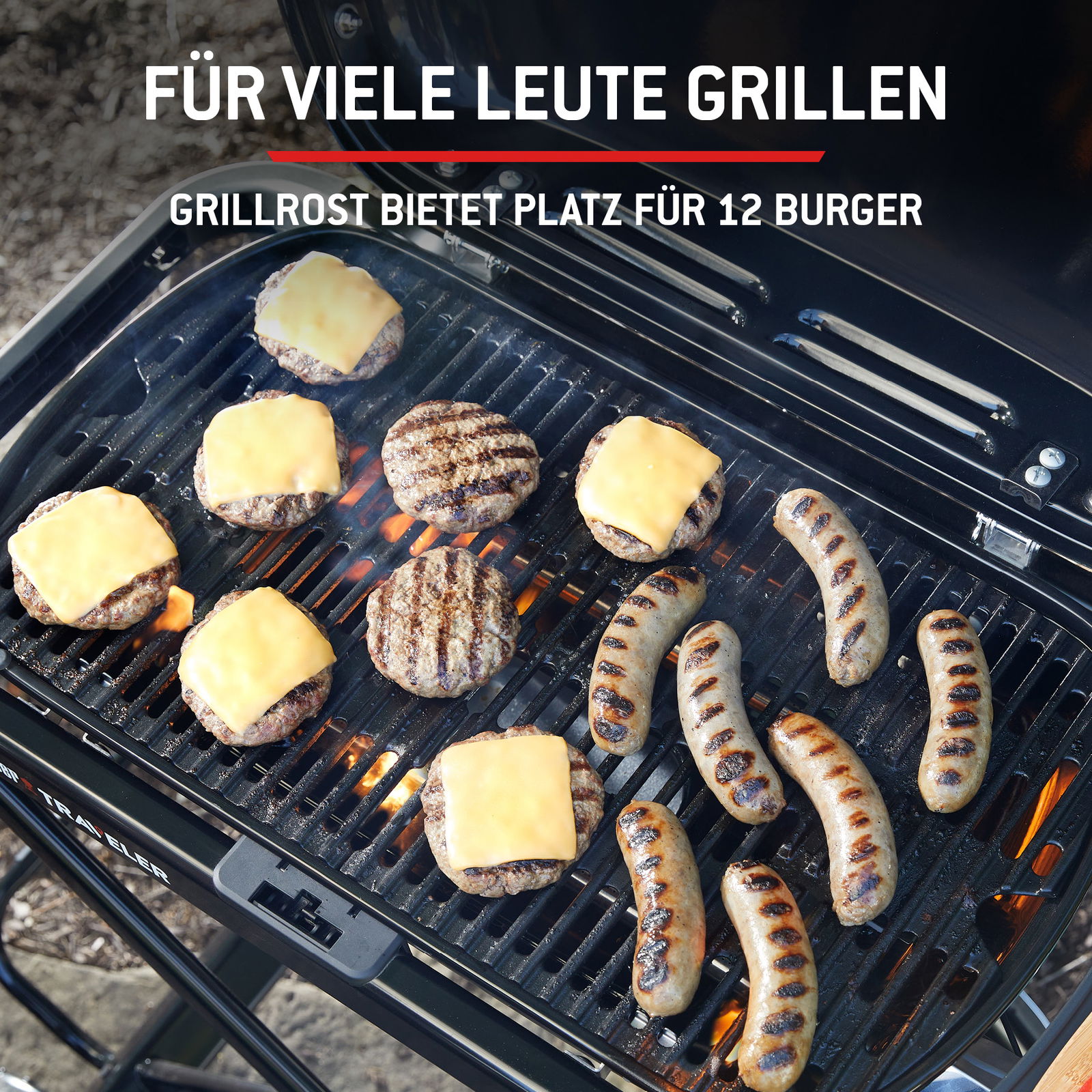 Weber Gasgrill 'Traveller', schwarz Weber Gasgrill 'Traveller', schwarz