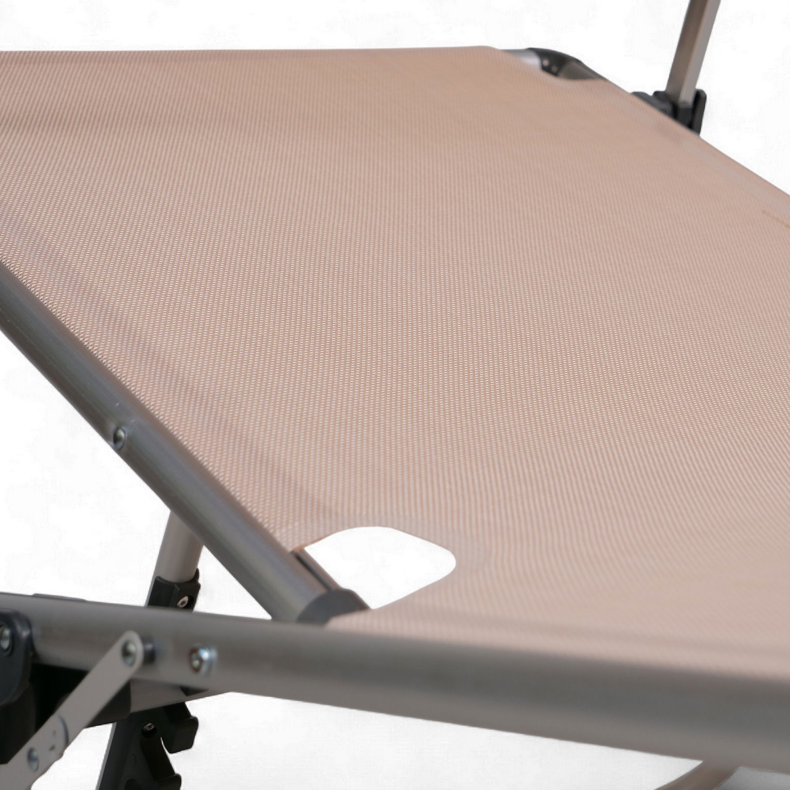 Sungörl Campingliege 'Mykonos Comfort Taupe', taupe