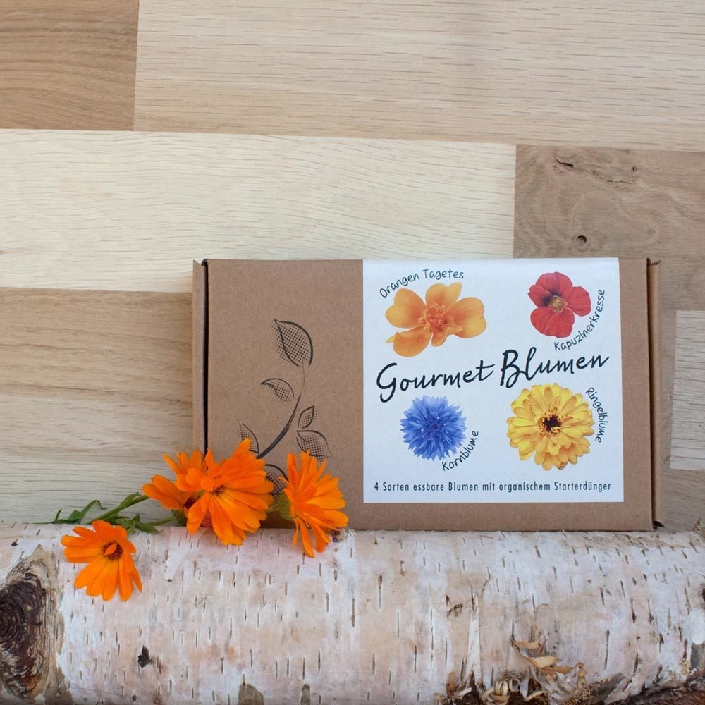 Blumensamen-Set Gourmet Blumen, essbar, bienenfreundlich, dekorativ