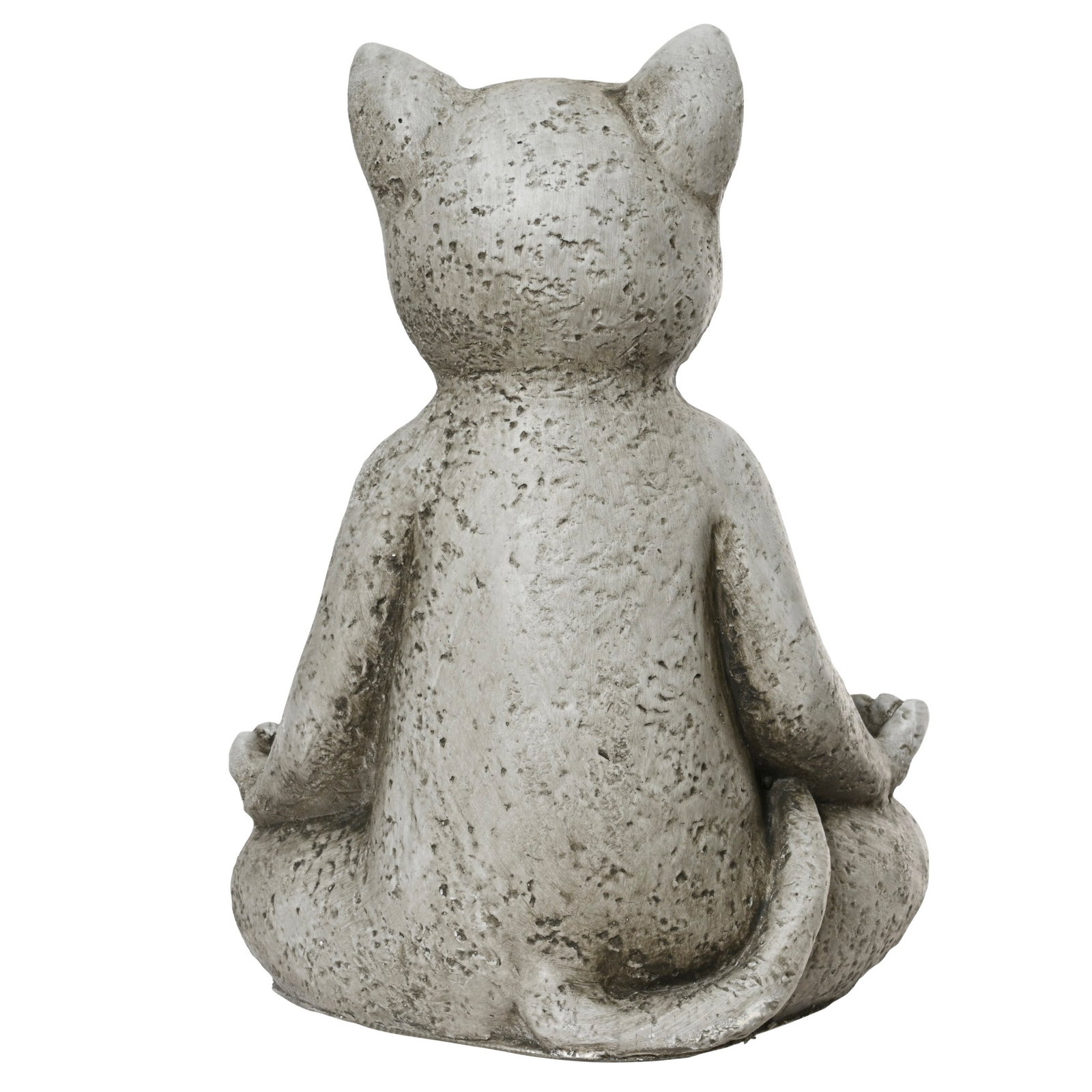 Kölle Gartenstatue Katze, grau, Höhe ca. 37 cm