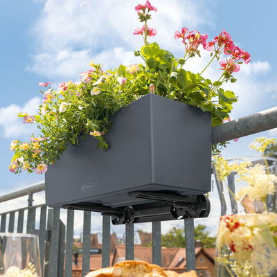 Lechuza Balkonhalter-Ergänzung für 'Balconera 80 & 100', schwarz