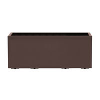 Euro 3 Plast Pflanzkasten 'Kebe', rost, ca. 100 x 100 x H100 cm