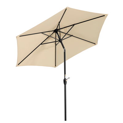 Mittelstockschirm 'Bilbao', Ø ca. 220 cm, natur Mittelstockschirm 'Bilbao', Ø ca. 220 cm, natur