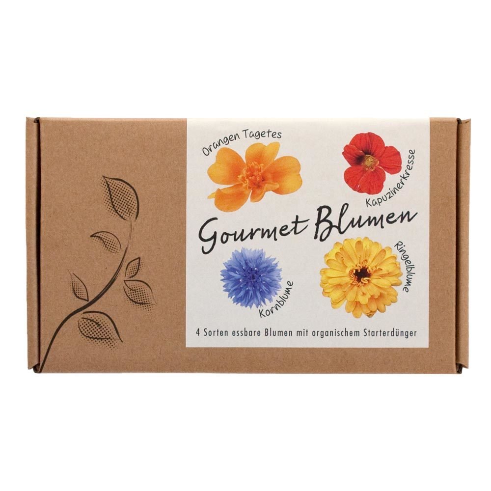 Blumensamen-Set Gourmet Blumen, essbar, bienenfreundlich, dekorativ