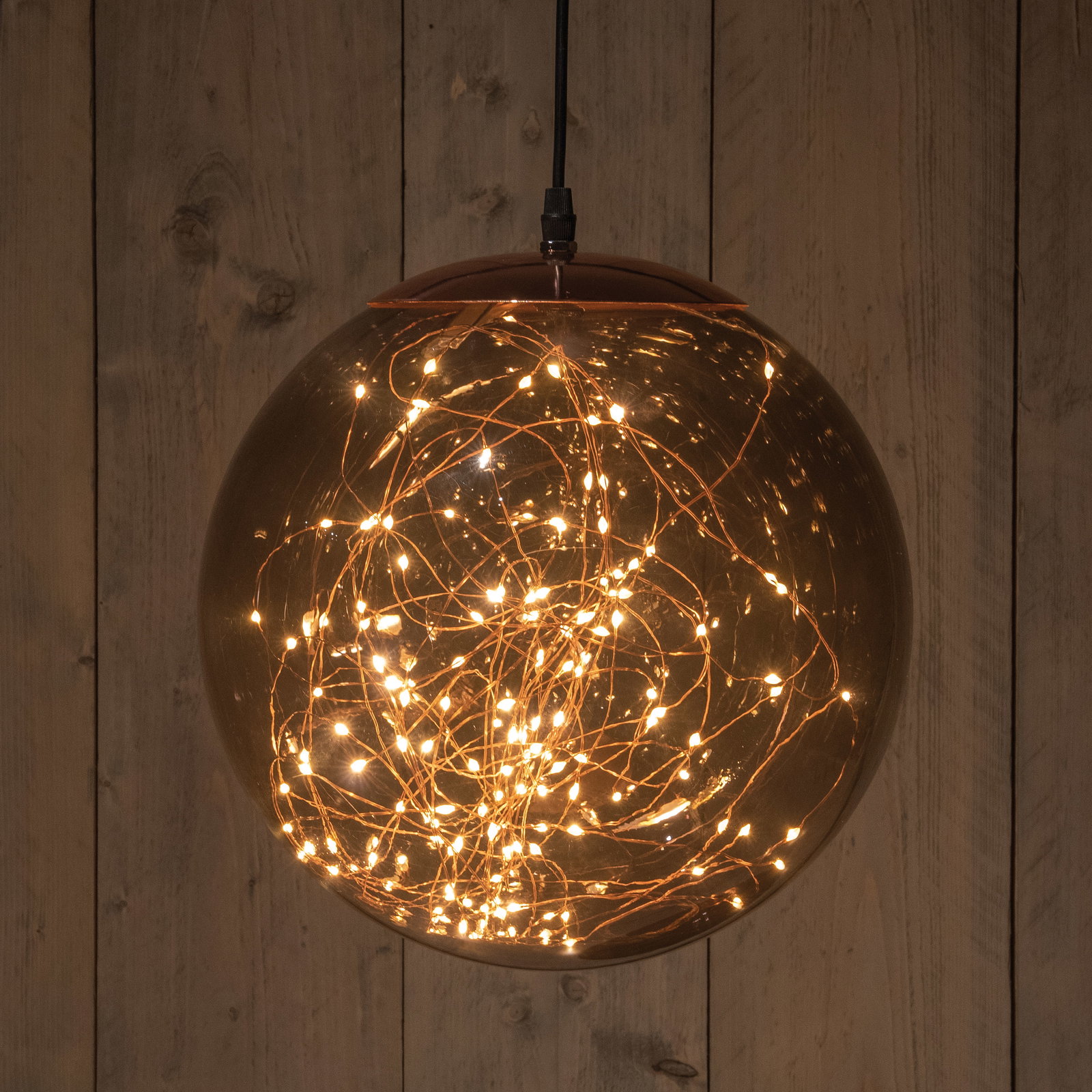 LED Kugel 'Smokey', 125 LEDs, Ø ca. 25 cm
